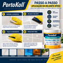 Ver imagem 3 de Kit 10 Rejunte Multiuso Epóxi Branco Porto Koll 1kg