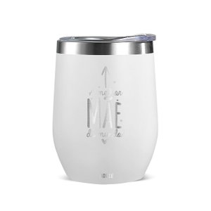 Copo Térmico Aduze Cuia Classic Melhor Mãe do Mundo 300ml - Branco
