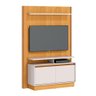 Estante Home para Tv até 50 Polegadas Compacto Nature Off White Fit Imcal - 4