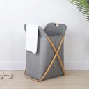 Ver imagem 2 de Cesto para Lavanderia com Bambu Gre Bh20405