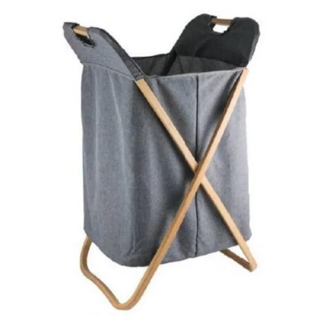 Cesto para Lavanderia com Bambu Gre Bh20405