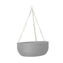 Vaso Planta 35x15 Pendurar Samambaia Trepadeira Polietileno BGPLASTICOS V1435 AZUL TURQUESA 018 - 7