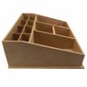Caixa Mdf Organizadora de Maquiagem Aberta com 26 Divisões Tam:33,5x27x11cm Cod:banh040 - 2