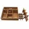 Caixa Mdf Organizadora de Maquiagem Aberta com 26 Divisões Tam:33,5x27x11cm Cod:banh040 - 5