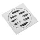 Ver imagem 7 de Ralo Aço Inox 10x10 Banheiro Lavabo Kit 4 Unidades Higienico Resistente Seguro