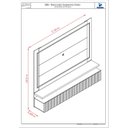 Ver imagem 4 de Rack Gaia para Tv de até 75 Polegadas - Cumaru - Madetec