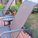 Ver imagem 6 de Kit 2 Cadeira Espreguiçadeira Sevilha com Guarda Sol Piscina Praia