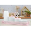 Ver imagem 1 de Kit Higiene Bebê Moderno Porcelana Quarto Térmica Banho - Rosa