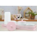 Ver imagem 2 de Kit Higiene Bebê Moderno Porcelana Quarto Térmica Banho - Rosa