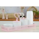 Ver imagem 4 de Kit Higiene Bebê Moderno Porcelana Quarto Térmica Banho - Rosa