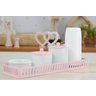 Kit Higiene Bebê Moderno Porcelana Quarto Térmica Banho - Rosa - 4