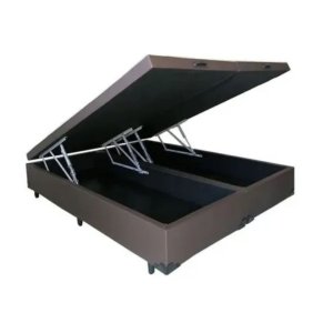 Cama Box Baú Queen com 30cm de Profundidade - Blindado - Luxo