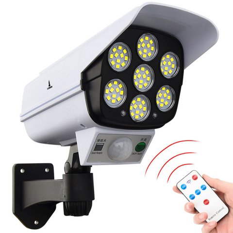 Luminária Solar 77 Led 30W Lorben Formato Câmera com Sensor de Presença e Controle Remoto