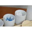 Ver imagem 6 de Kit Higiene Porcelana Montessoriano Bebê Bandeja Pinus Térmica Cuidados K054