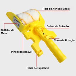 Rolo de Pintura Profissional Lorben Acabamentos Separador - 5