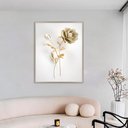 Ver imagem 2 de Quadro Decorativo Floral Fotografico Rosa, Tela em Canvas  Vertical ideal ambiente de Sala de Estar