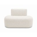 Ver imagem 1 de Sofá Fit 120cm 2 Lugares Moderno Sala Consultório:Off White/Bouclé