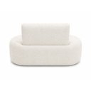 Ver imagem 6 de Sofá Fit 120cm 2 Lugares Moderno Sala Consultório:Off White/Bouclé