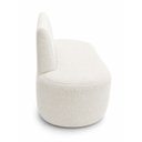 Ver imagem 4 de Sofá Fit 120cm 2 Lugares Moderno Sala Consultório:Off White/Bouclé