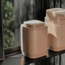 Ver imagem 2 de Porta Algodao ou Linha Aura - Marrom Amêndoa