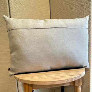 Almofada Lara Ii 40x60 Nervura Horizontal Cinza