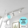 Kit Spot de Trilho 10w Completo Branco Iluminacão Branca - 2