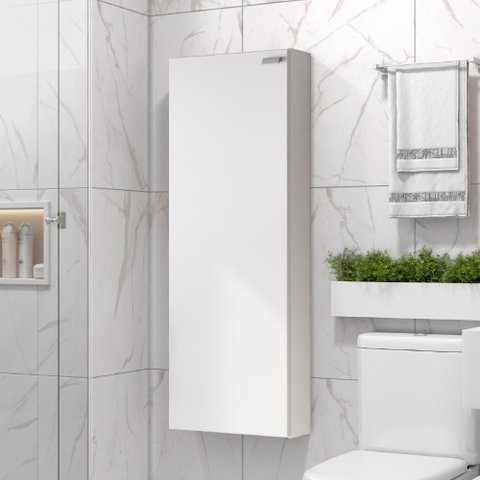 Armário Aéreo Utilitário 1 Porta 899 Carraro - Branco