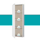 Ver imagem 4 de Armário Aéreo Utilitário 1 Porta 899 Carraro - Branco