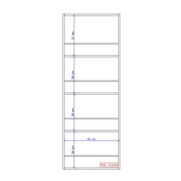Armário Aéreo Utilitário 1 Porta 899 Carraro - Branco - 5