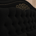 Ver imagem 3 de Cabeceira Greta 140cm Estofada Boucle p/ Cama Box Casal Quarto