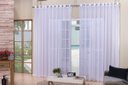Ver imagem 1 de cortina para sala quarto grande voal liso branca 6,00x2,80