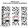 Adesivo de Geladeira Vaquinha Manchas 3-Pequeno Apenas porta - 3