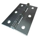 Ver imagem 2 de Dobradiça Porta Zincada Caixa 24 Peças - 3.1/2" 86mm Ferca