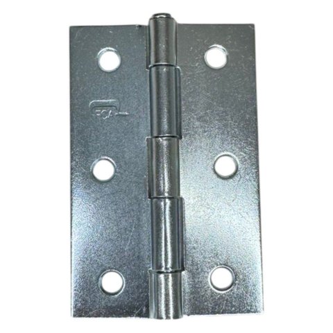 Dobradiça Porta Zincada Caixa 24 Peças - 3.1/2" 86mm Ferca