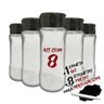 Kit 16 Potes Tempero pra Cozinha + 16 Etiquetas + Caneta Giz - 2
