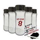 Ver imagem 2 de Kit 16 Potes Tempero pra Cozinha + 16 Etiquetas + Caneta Giz