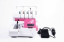 Ver imagem 1 de Máquina de Costura Doméstica Overloque Ss-320 Rosa- 220v