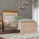 Ver imagem 3 de Cama de Solteiro em Mdf 88x188cm Design Moderno Resistente