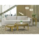 Ver imagem 3 de Mesa de Centro de Madeira e Vidro 68cm Virgínia Oregon