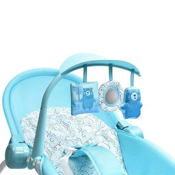 Cadeira de Descanso e Balanço para Bebês - Até 18 kg - Seasons - Azul - Multikids Baby - 4