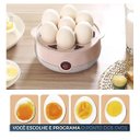 Ver imagem 5 de Cozedor de Ovos Elétrico 110v/220v Bivolt Rosa com Capacidade para até 7 Ovos Prático e Portátil