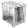 Gabinete Gamer Forcefield White Ghost - Frontal e Lateral em Vidro - Pcyes - Gffwgp - 1