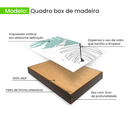 Ver imagem 3 de Quadro Decorativo Folhagem Abstrata 60x40cm MDF
