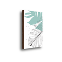 Ver imagem 1 de Quadro Decorativo Folhagem Abstrata 60x40cm MDF