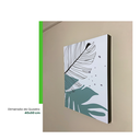 Ver imagem 6 de Quadro Decorativo Folhagem Abstrata 60x40cm MDF