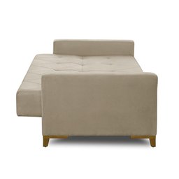 Sofá Cama 3 Lugares 2,00m Aurora Suede Adonai Estofados - 8
