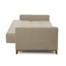 Sofá Cama 3 Lugares 2,00m Aurora Suede Adonai Estofados - 8