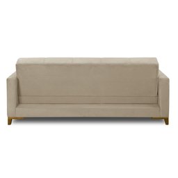Sofá Cama 3 Lugares 2,00m Aurora Suede Adonai Estofados - 10