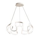 Ver imagem 1 de Lustre Pendente de Escritório em Alumínio Branco Led Integrado 3000k