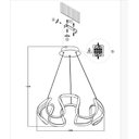 Ver imagem 2 de Lustre Pendente de Escritório em Alumínio Branco Led Integrado 3000k